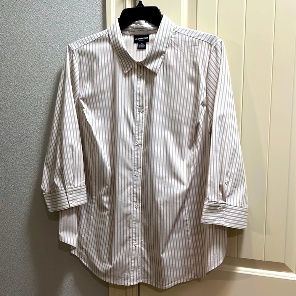 Women’s button down shirt, Liz Claiborne Women, plus size  2X,